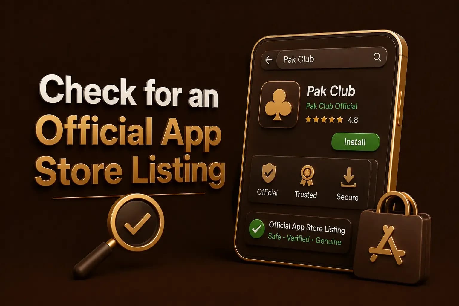 App Store listing check Apple App Store listing being checked for developer name and reviews